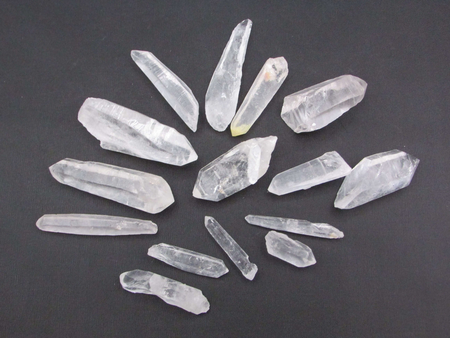 Lemurian Quartz Laser Point Set – Chakra Clearing, Intuition & Spiritual Healing
