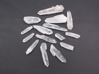 Lemurian Quartz Laser Point Set – Chakra Clearing, Intuition & Spiritual Healing