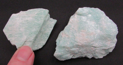 Amazonite Palmstone - Stone of Truth and Courage Set