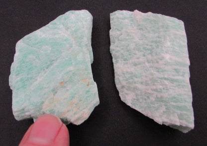 Amazonite Palmstone - Stone of Truth and Courage Set