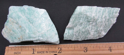 Amazonite Palmstone - Stone of Truth and Courage Set