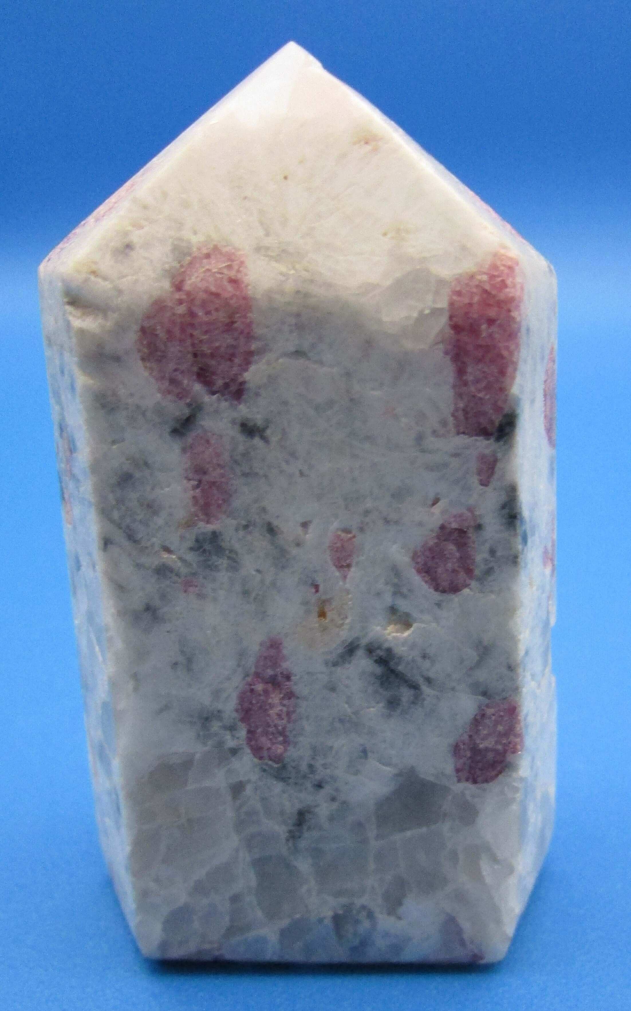 Pink Tourmaline in Quartz Matrix Obelisk (Rubellite) – Self‑Love, Divine Feminine & Sacred Heart Activation