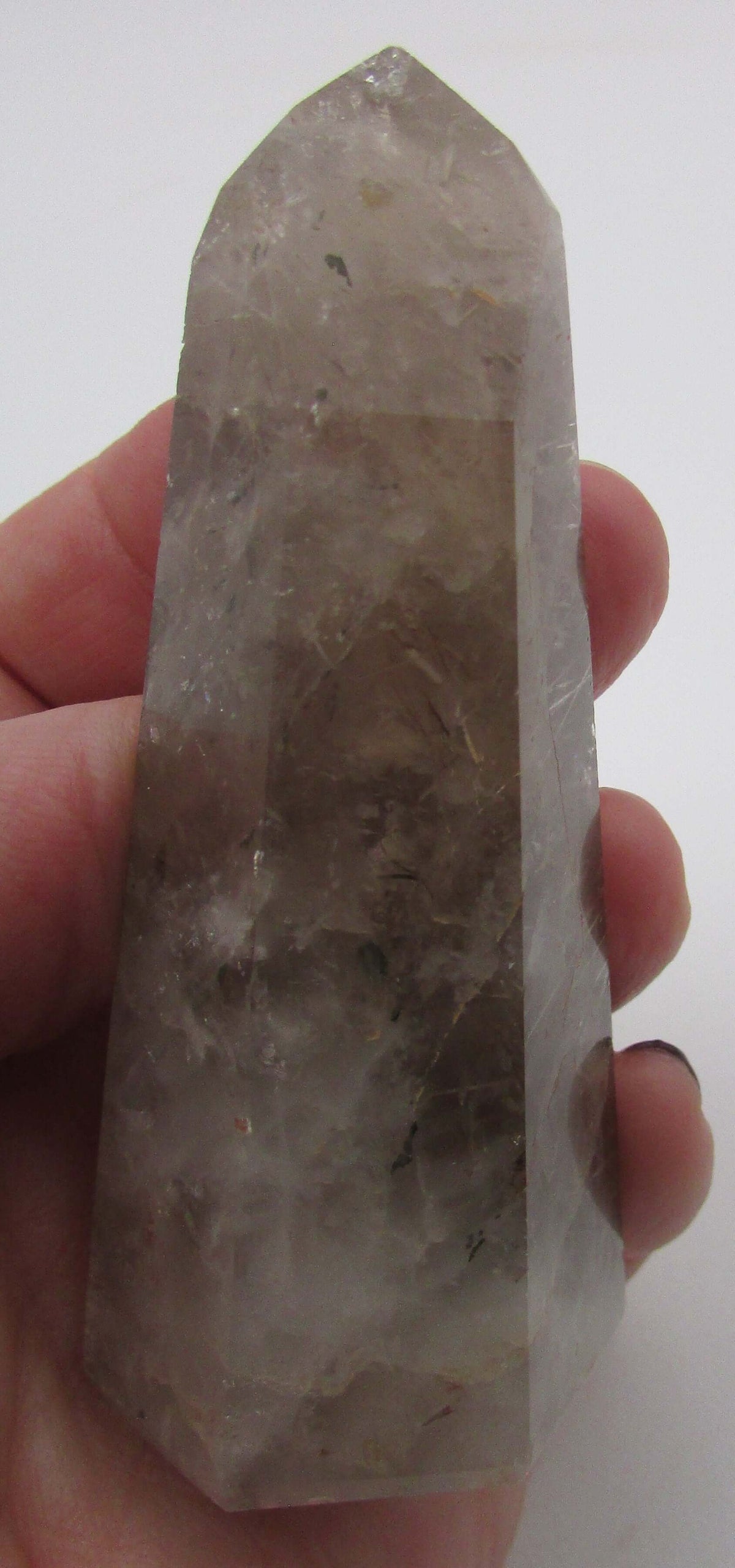 Rutilated Smoky Quartz Obelisk – Grounding, Chakra Balance, Manifestation, Life Purpose [BR351]