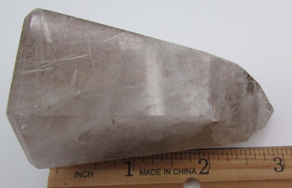 Rutilated Smoky Quartz Obelisk – Grounding, Chakra Balance, Manifestation, Life Purpose [BR353]
