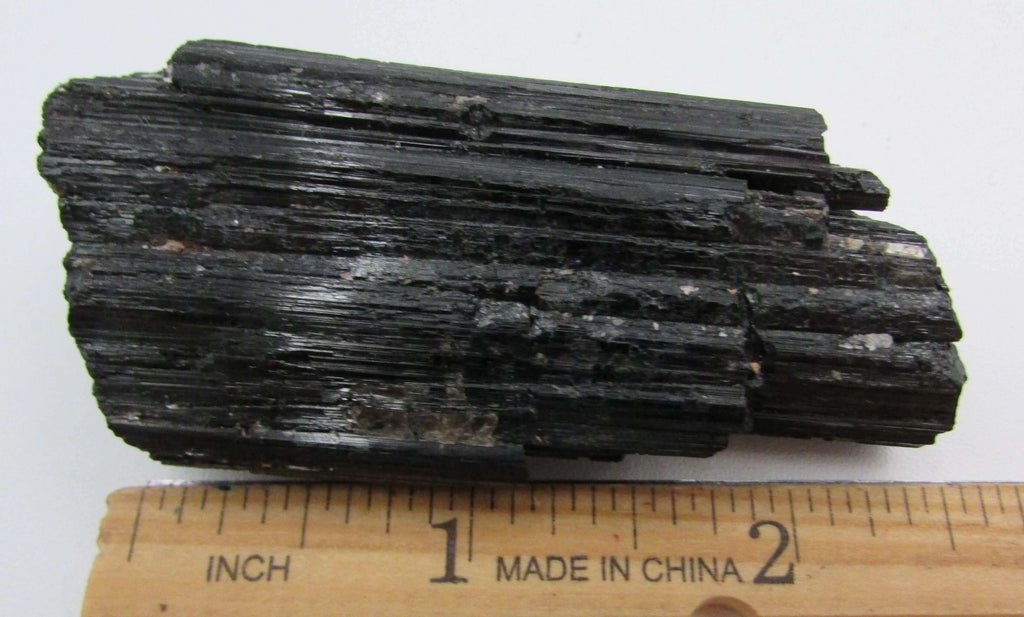 Black Tourmaline Crystal – Ultimate Protection, Grounding, EMF Shield [BR409]