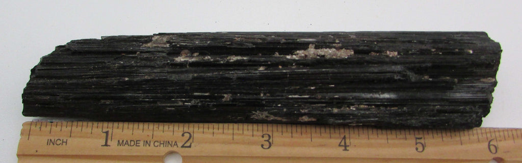 Black Tourmaline Crystal – Ultimate Protection, Grounding, EMF Shield [BR429]