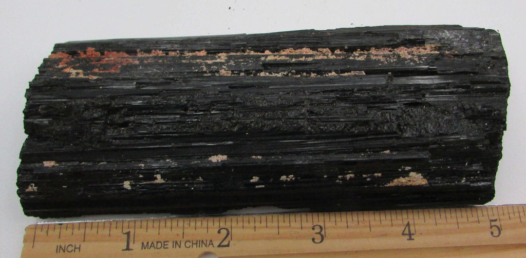 Black Tourmaline Crystal – Ultimate Protection, Grounding, EMF Shield [BR433]