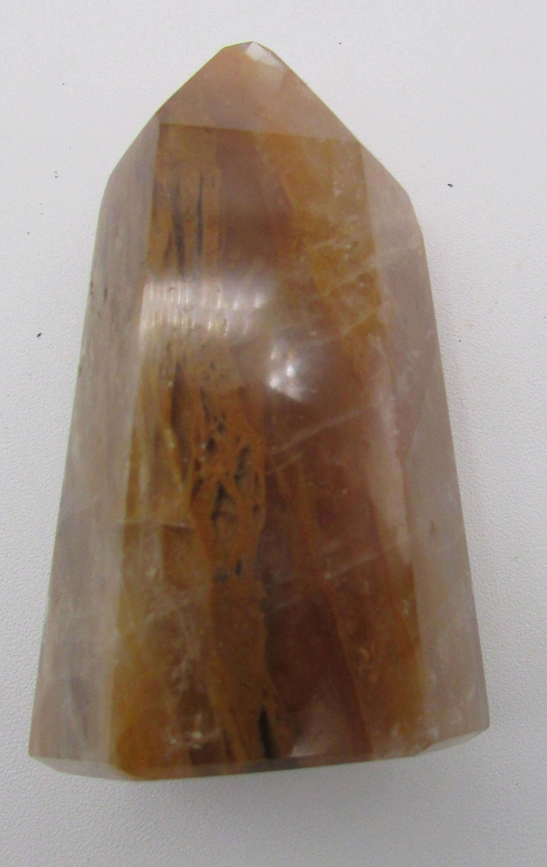 Golden Healer Quartz Obelisk (Madagascar) – Positive Transformation, Confidence & Energy Alignment