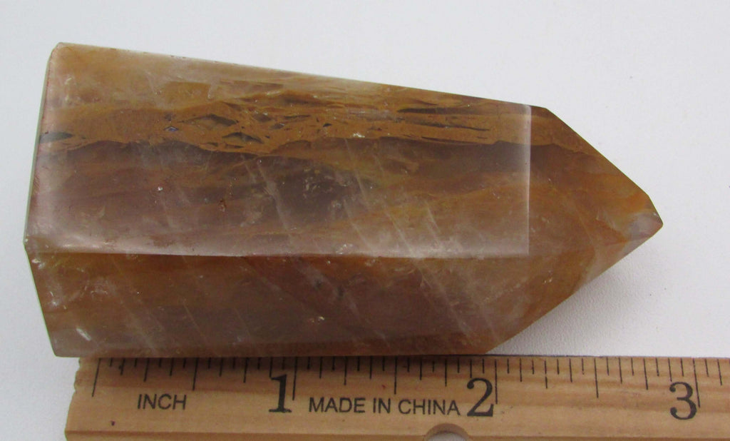 Golden Healer Quartz Obelisk (Madagascar) – Positive Transformation, Confidence & Energy Alignment