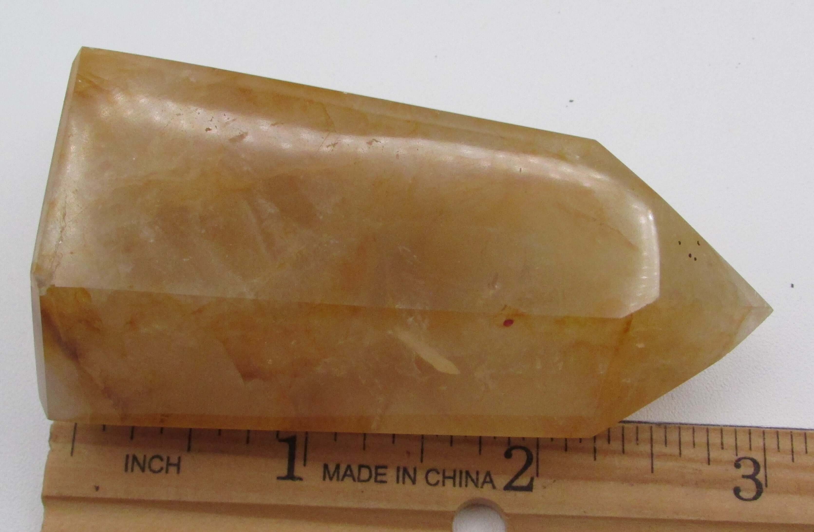 Golden Healer Quartz Obelisk (Madagascar) – Positive Transformation, Confidence & Energy Alignment