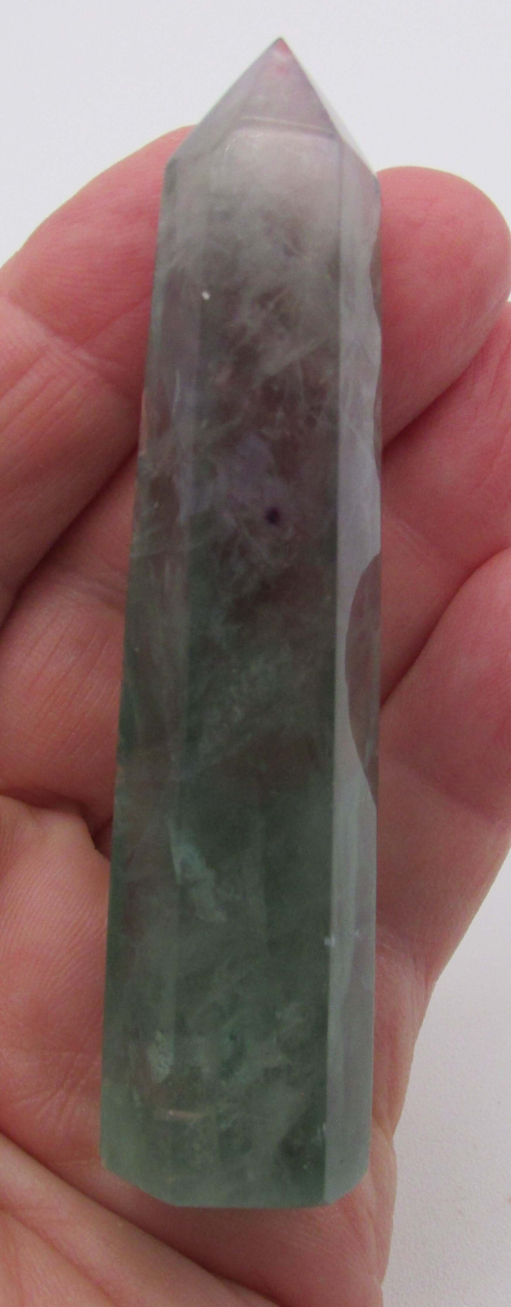 Green Fluorite Obelisk – Soul Stone of Mental Clarity, Intuition & Psychic Cleansing