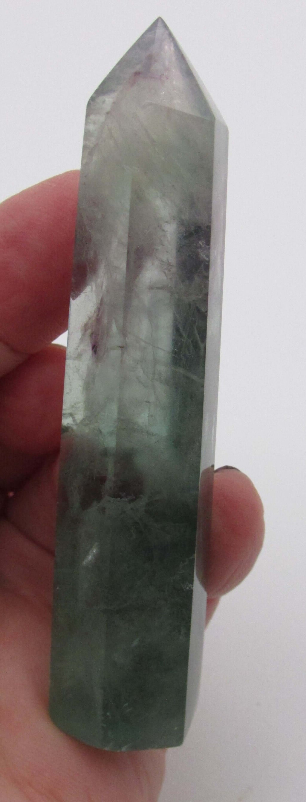 Green Fluorite Obelisk – Soul Stone of Mental Clarity, Intuition & Psychic Cleansing