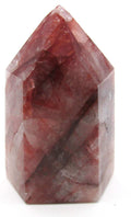 Red Hematoid Quartz Obelisk – Body Mind Spirit Balance, Manifestation, Energy Shield [MM302]