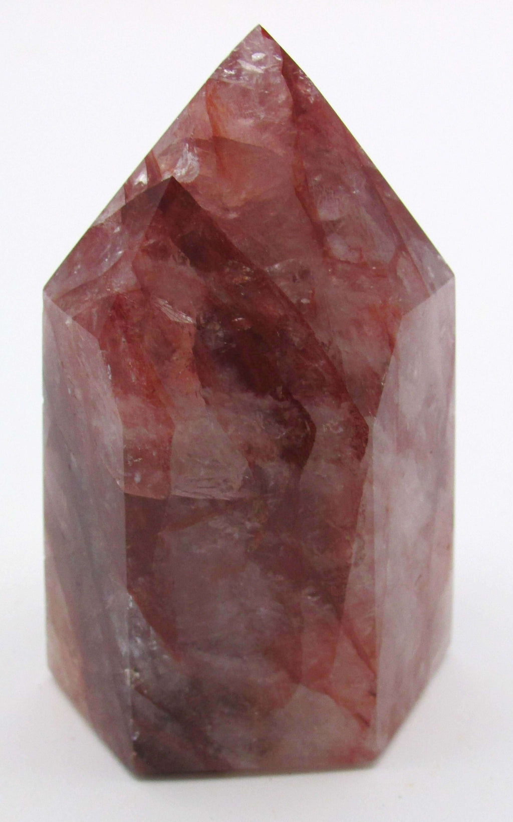 Red Hematoid Quartz Obelisk – Body Mind Spirit Balance, Manifestation, Energy Shield [MM302]
