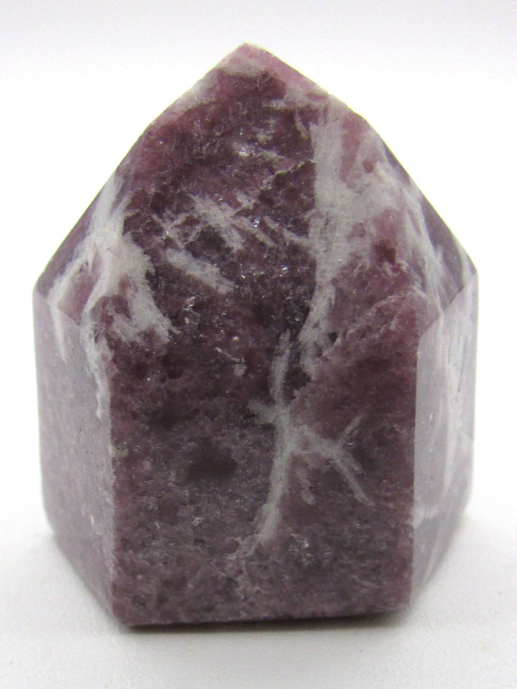 Lepidolite, Aquamarine & Black Tourmaline Obelisk – Protection, Emotional Healing, Empowerment [ALC4]