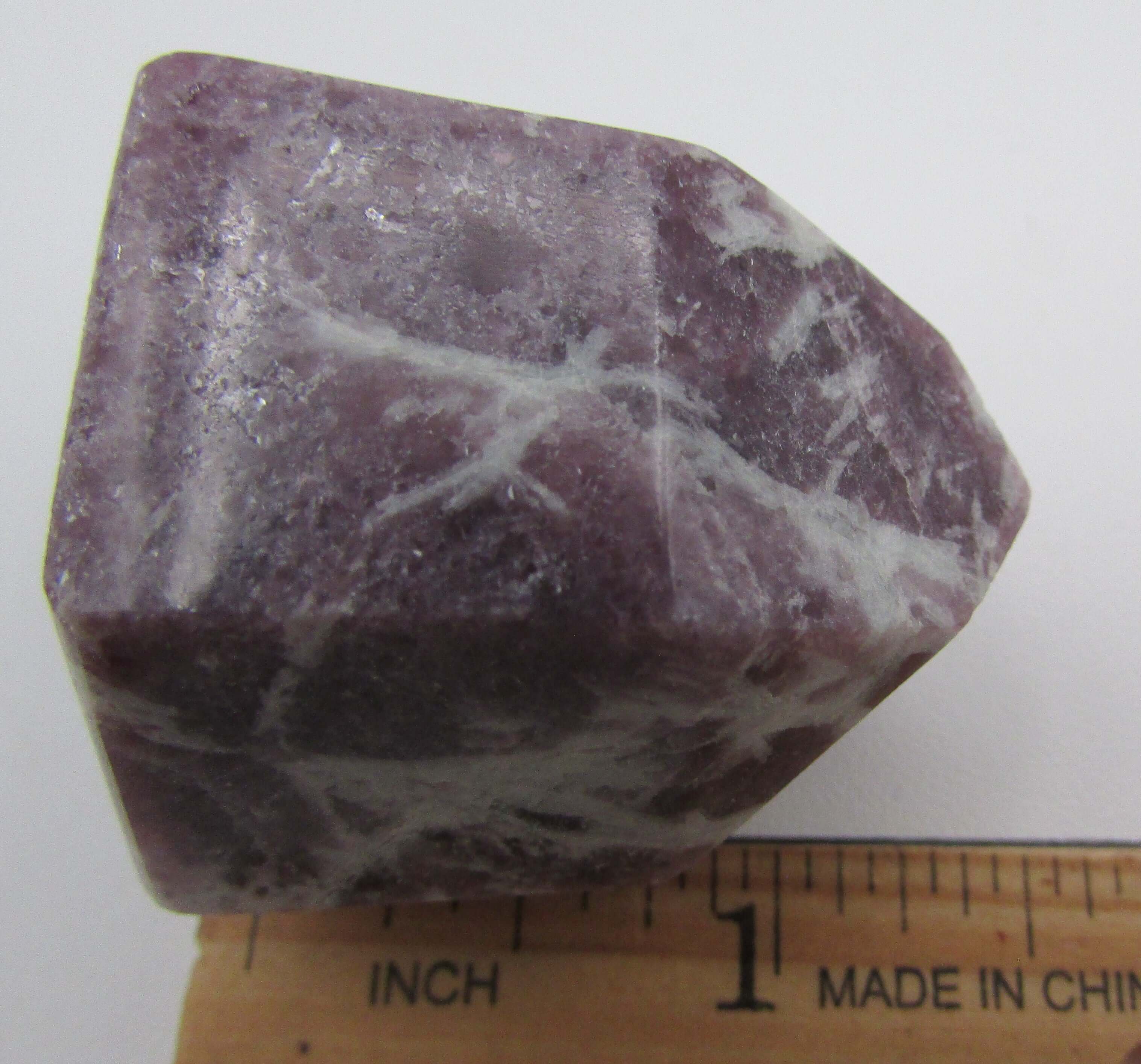 Lepidolite, Aquamarine & Black Tourmaline Obelisk – Protection, Emotional Healing, Empowerment [ALC4]