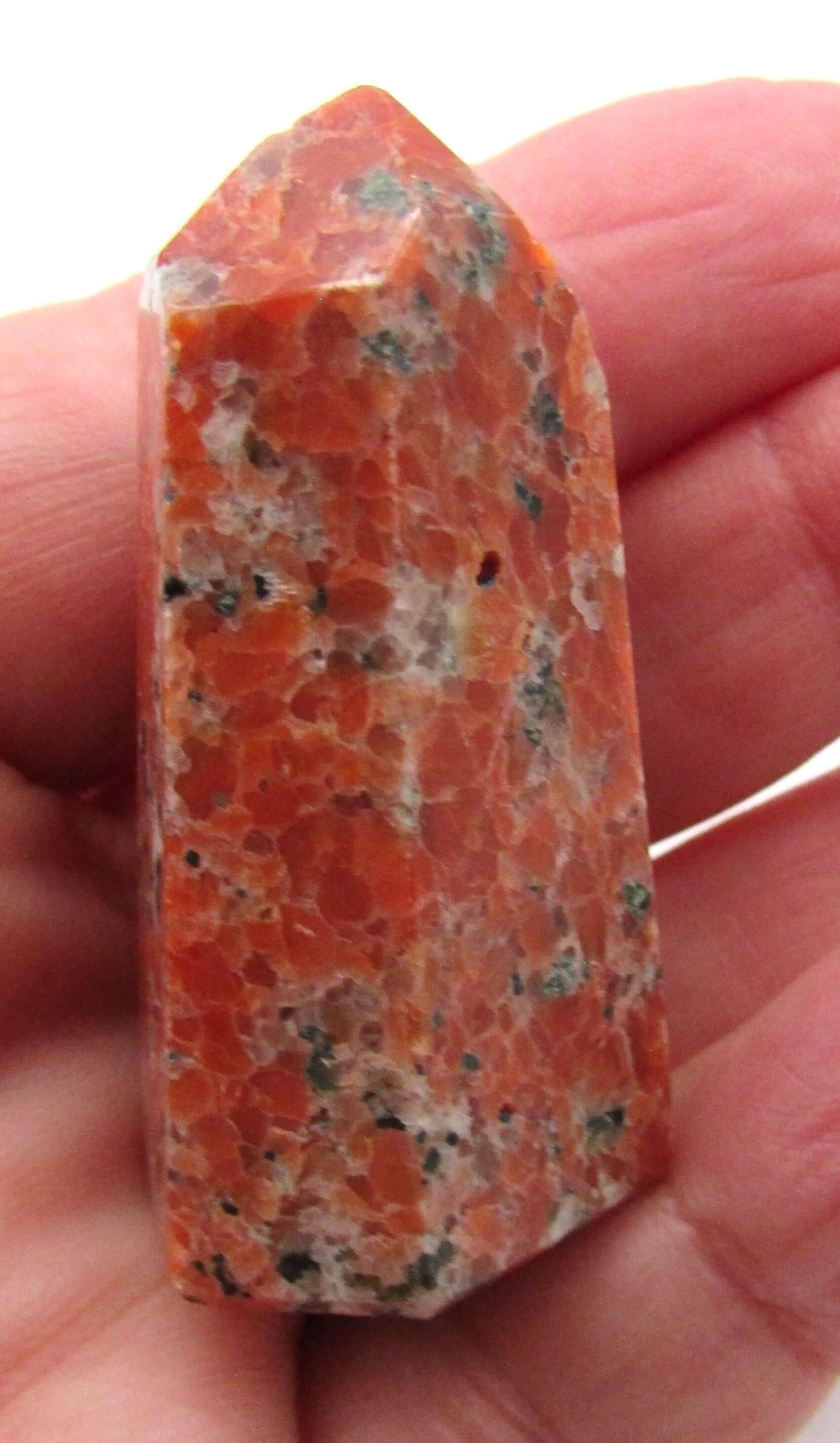 Orchid Calcite Obelisk – Promise, Protection & Creative Manifestation