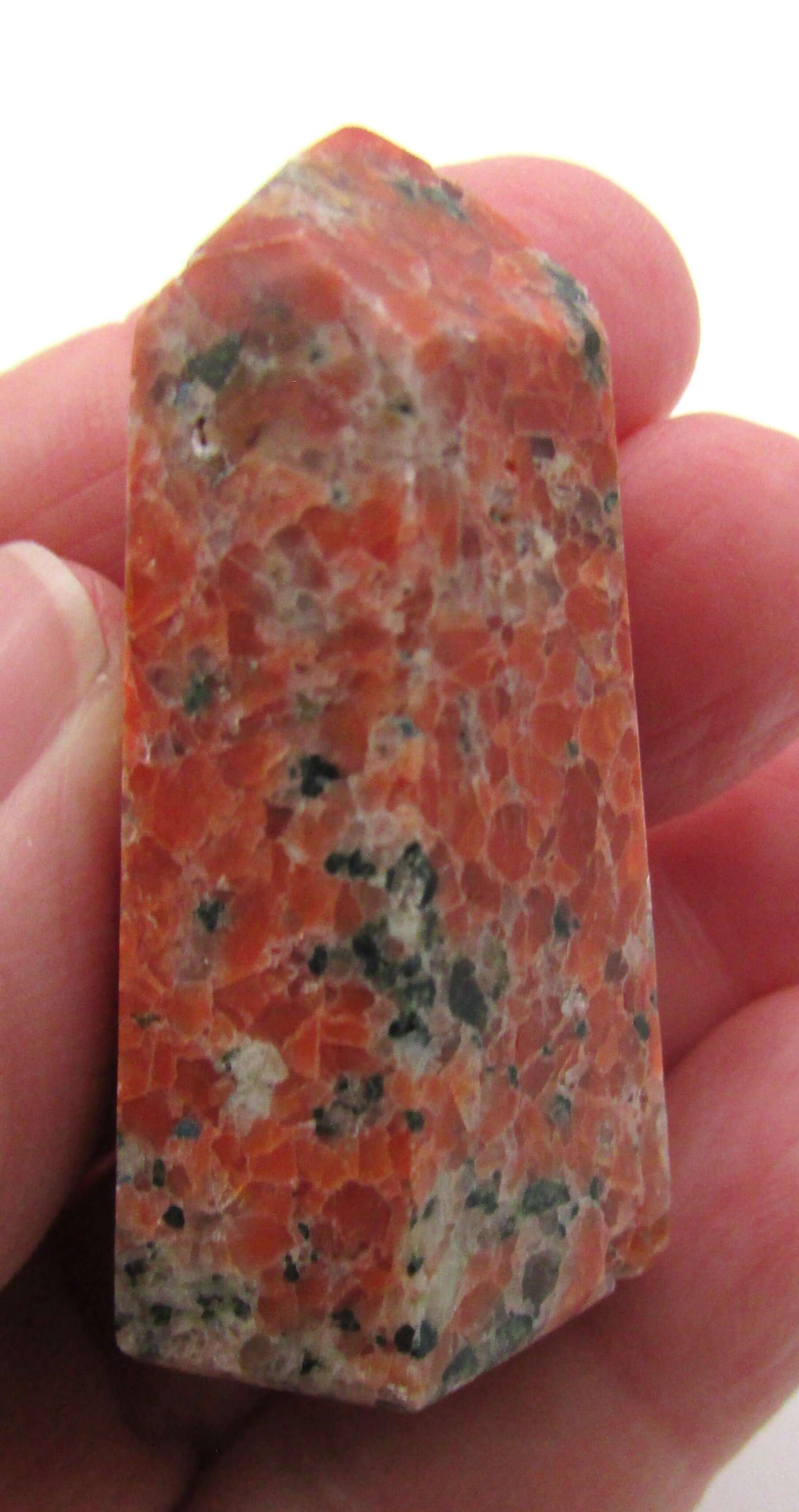 Orchid Calcite Obelisk – Promise, Protection & Creative Manifestation