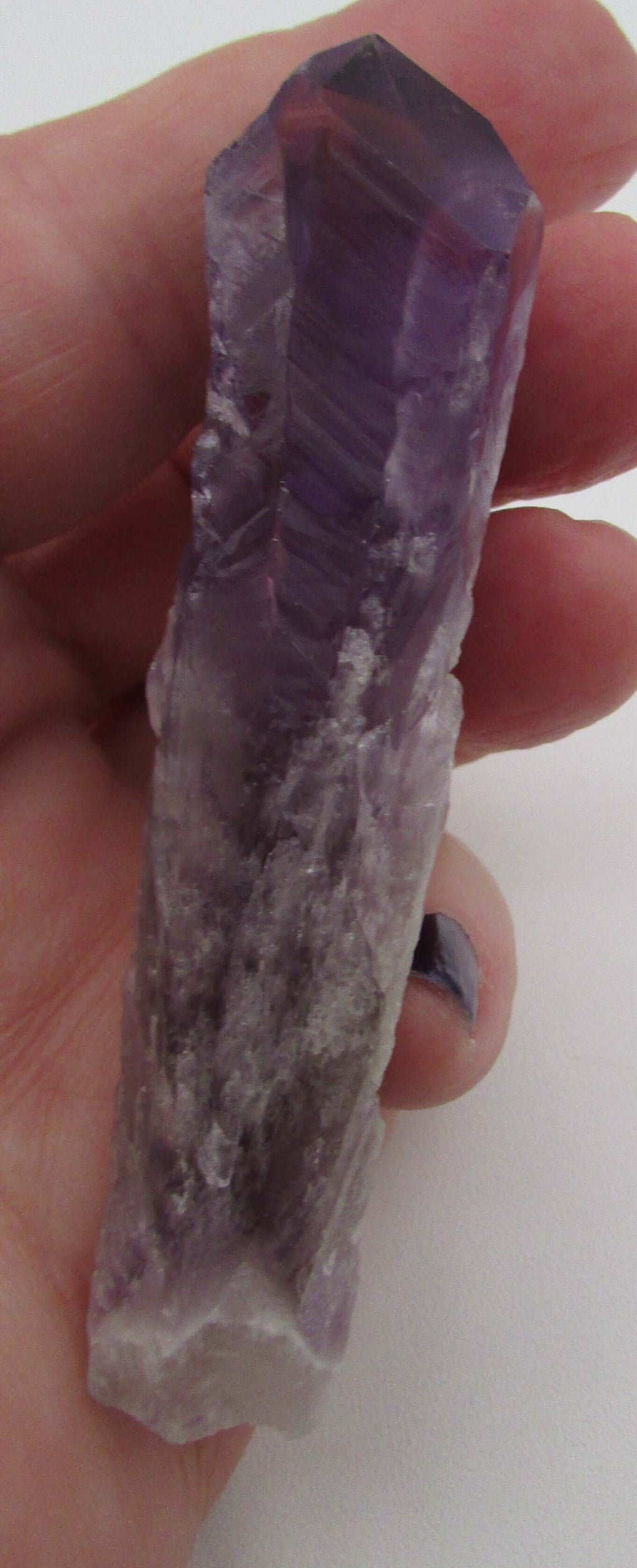 Bahia Amethyst Scepter – Soul Stone for Manifestation, Angelic Connection & Violet Flame Healing | Elestial Dragon’s Tooth