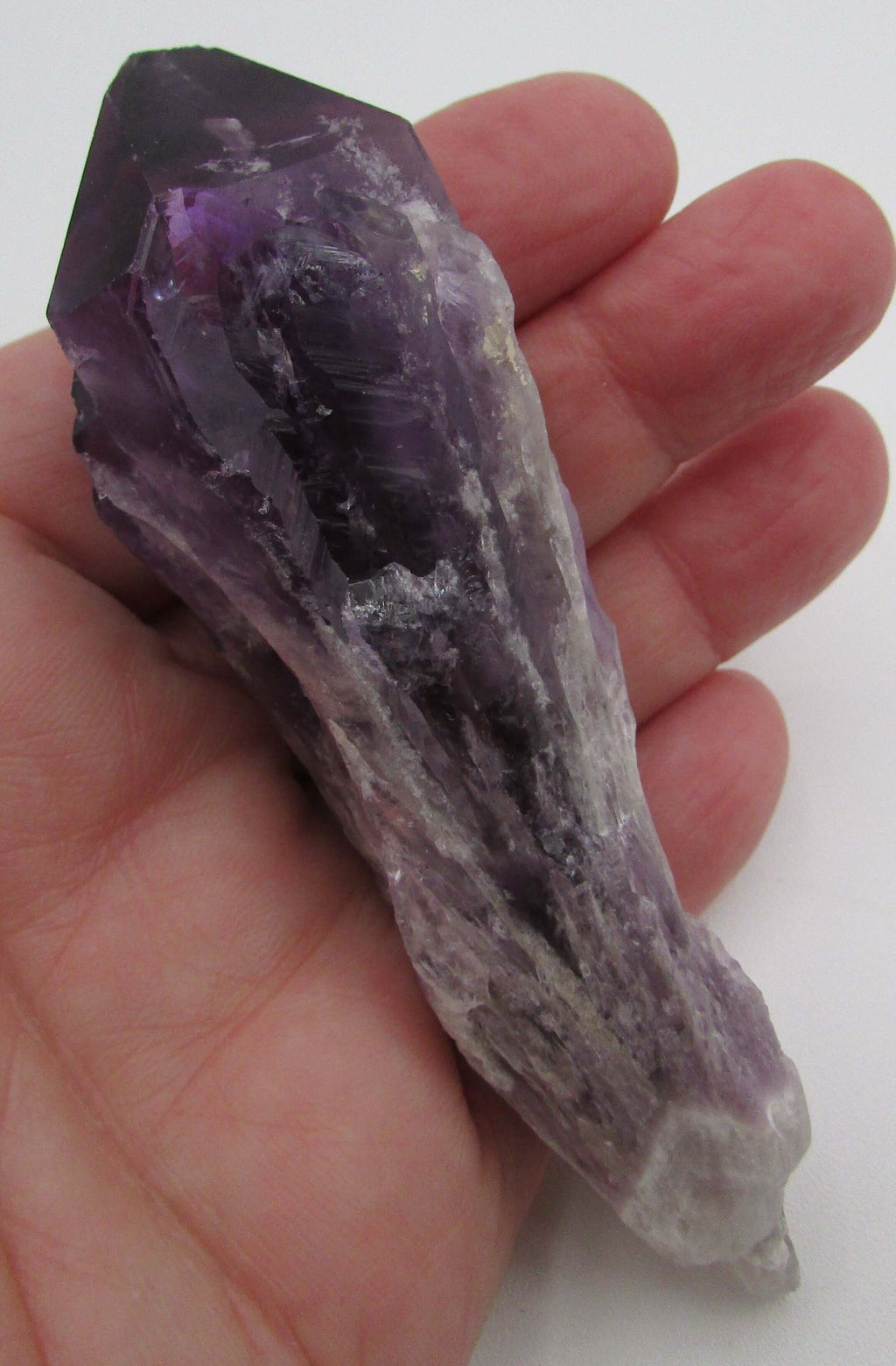 Bahia Amethyst Scepter – Soul Stone for Manifestation, Angelic Connection & Violet Flame Healing | Elestial Dragon’s Tooth
