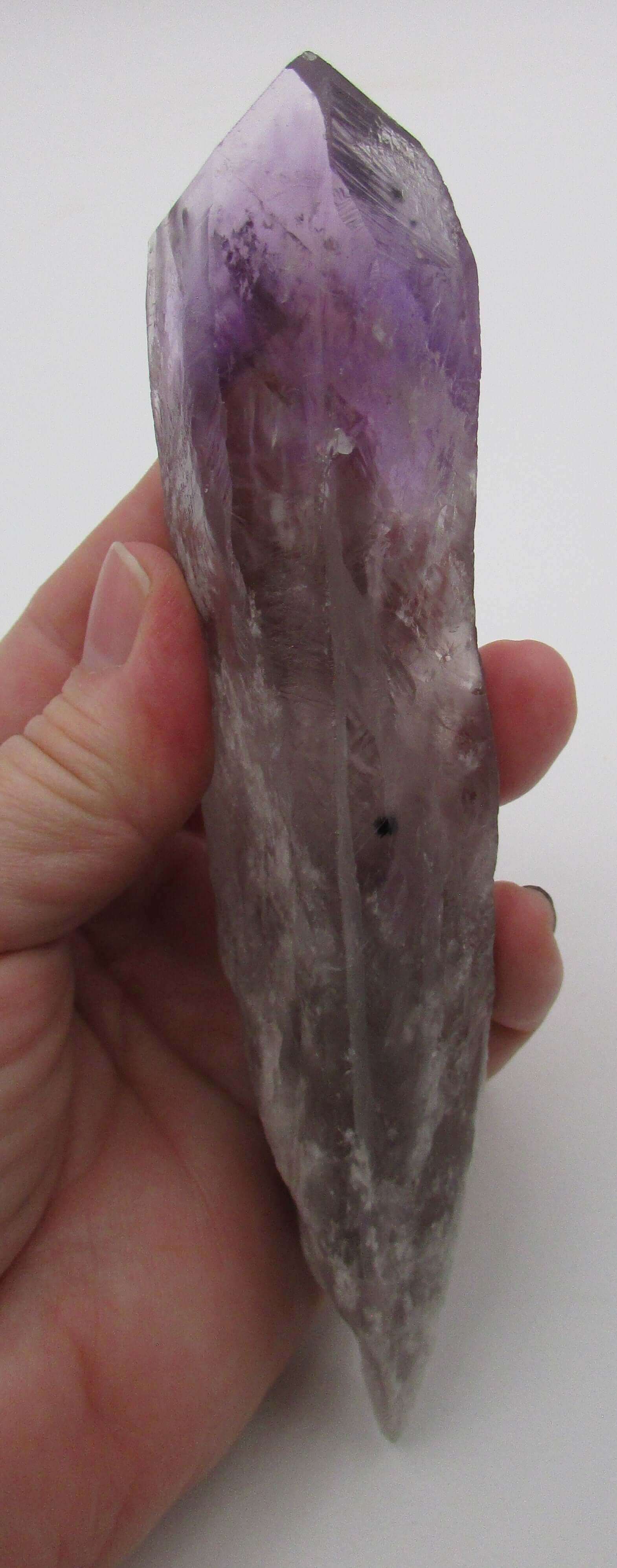 Bahia Amethyst Scepter – Soul Stone for Manifestation, Angelic Connection & Violet Flame Healing | Elestial Dragon’s Tooth