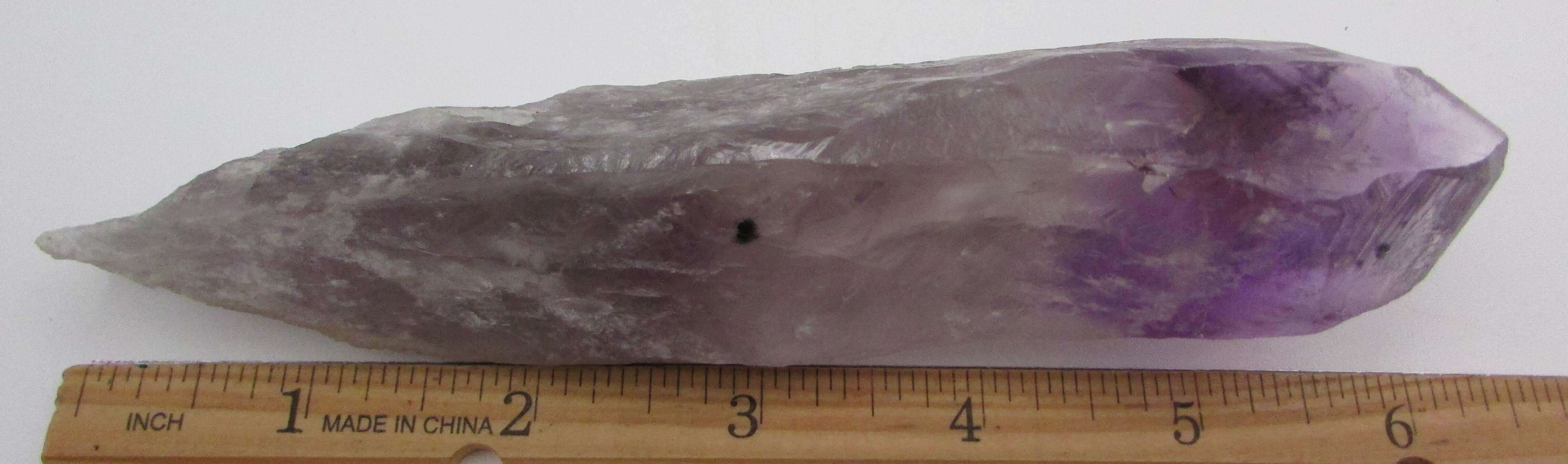 Bahia Amethyst Scepter – Soul Stone for Manifestation, Angelic Connection & Violet Flame Healing | Elestial Dragon’s Tooth