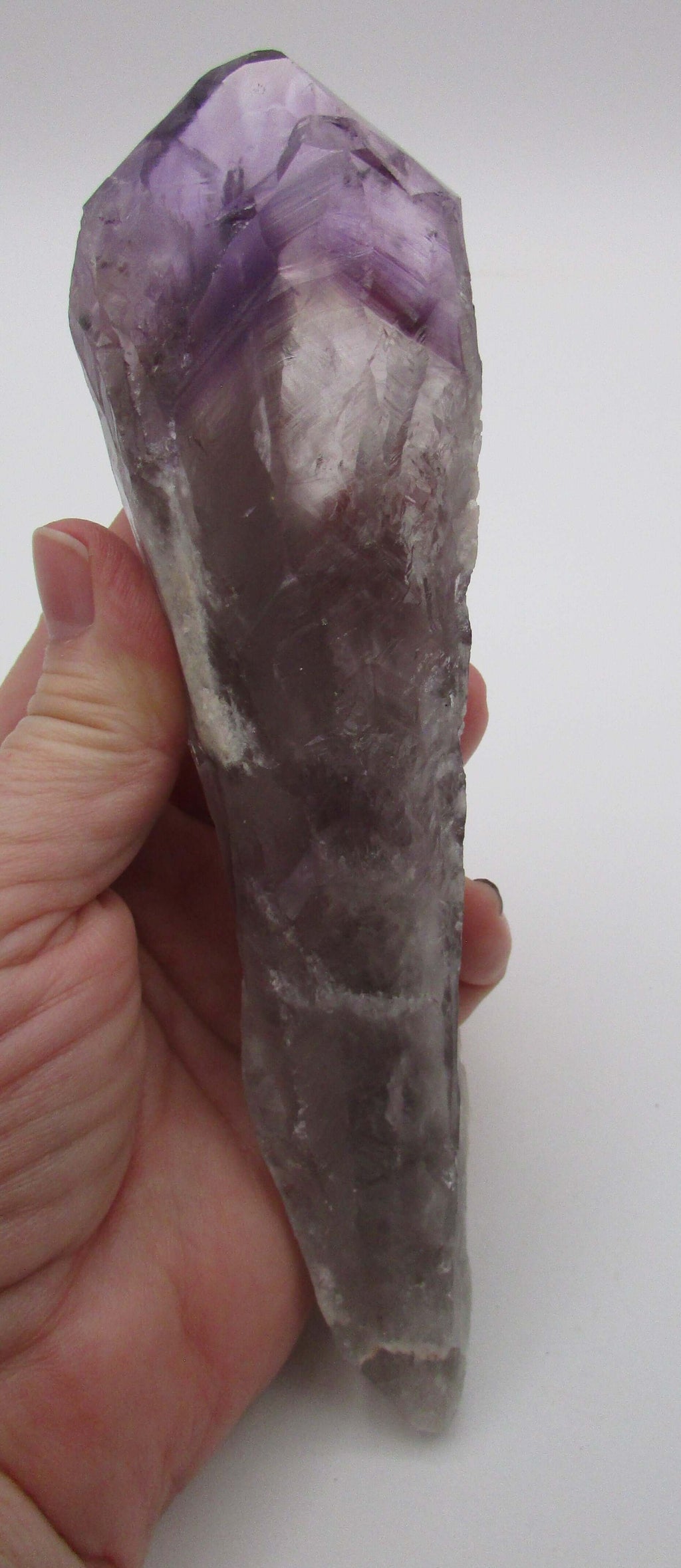 Bahia Amethyst Scepter – Soul Stone for Manifestation, Angelic Connection & Violet Flame Healing | Elestial Dragon’s Tooth