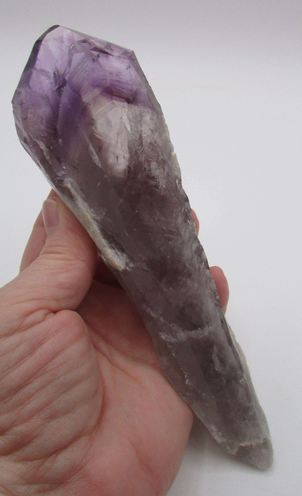 Bahia Amethyst Scepter – Soul Stone for Manifestation, Angelic Connection & Violet Flame Healing | Elestial Dragon’s Tooth