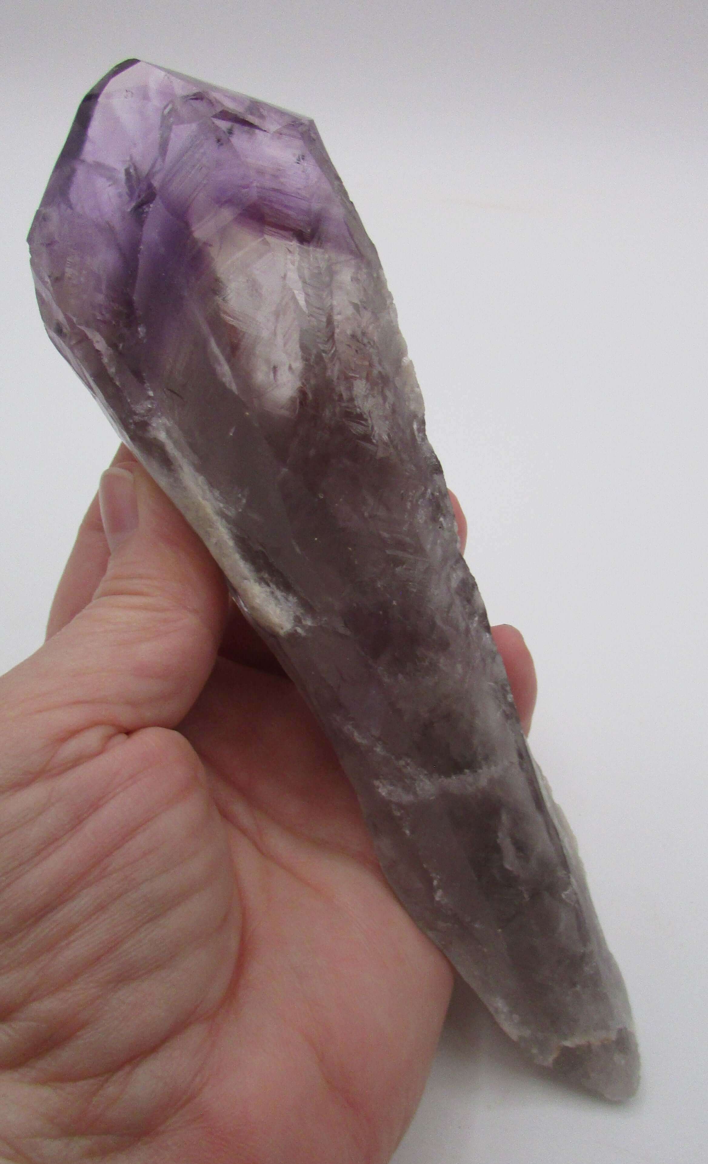 Bahia Amethyst Scepter – Soul Stone for Manifestation, Angelic Connection & Violet Flame Healing | Elestial Dragon’s Tooth