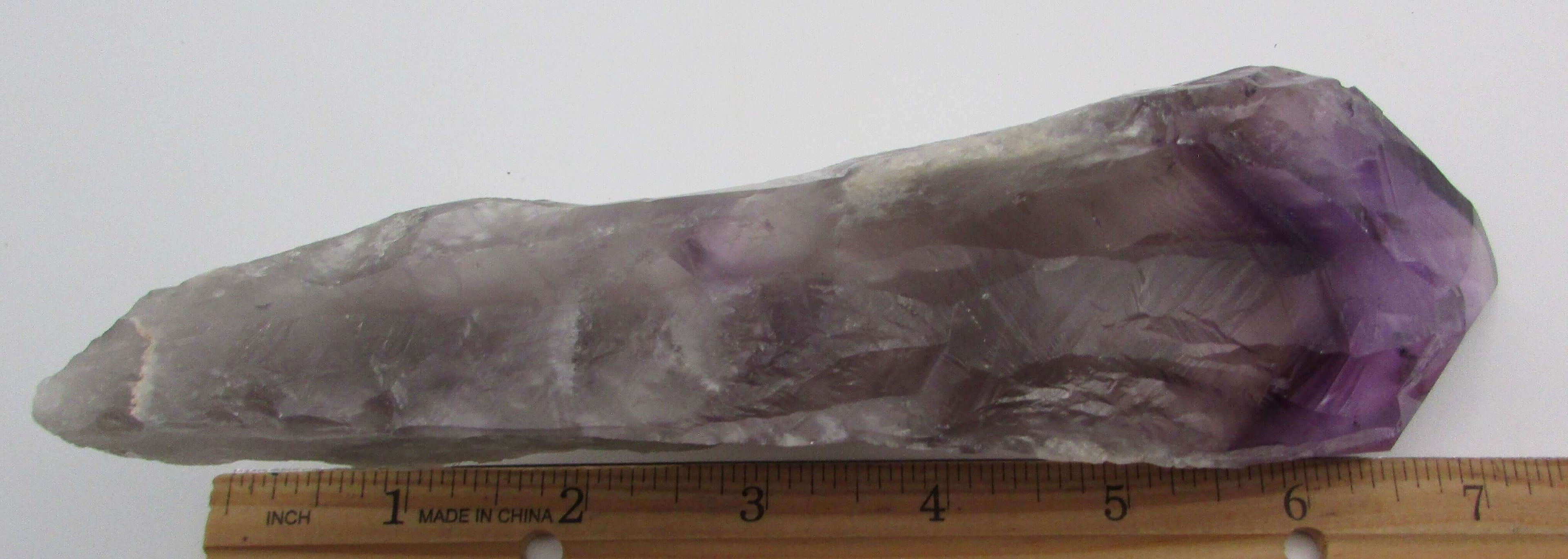 Bahia Amethyst Scepter – Soul Stone for Manifestation, Angelic Connection & Violet Flame Healing | Elestial Dragon’s Tooth
