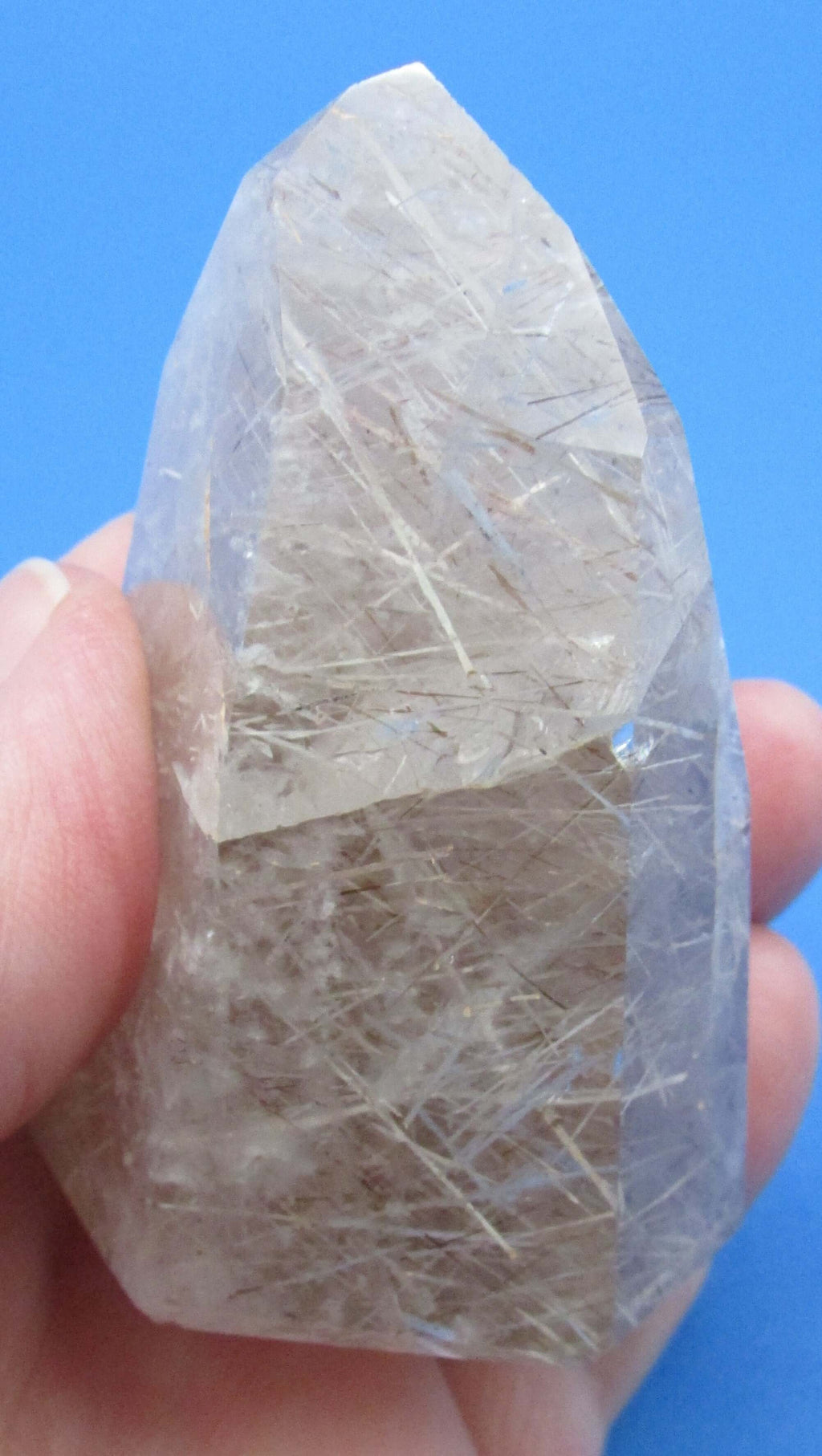 Rutilated Clear Quartz Obelisk – Life‑Purpose Clarity, Manifestation, Dreams [BR343]