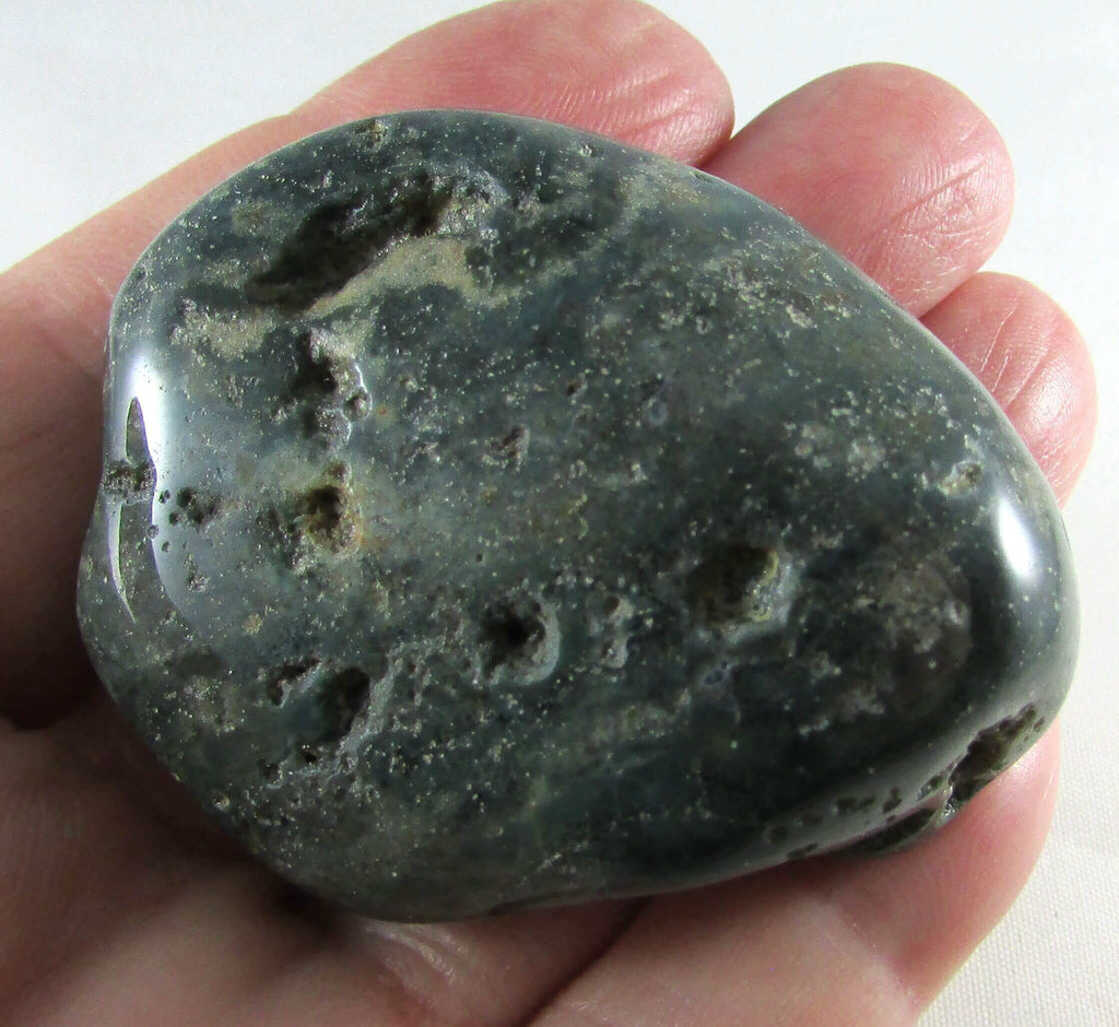 Ocean Jasper Palmstone – Joy, Emotional Healing & Atlantean Wisdom