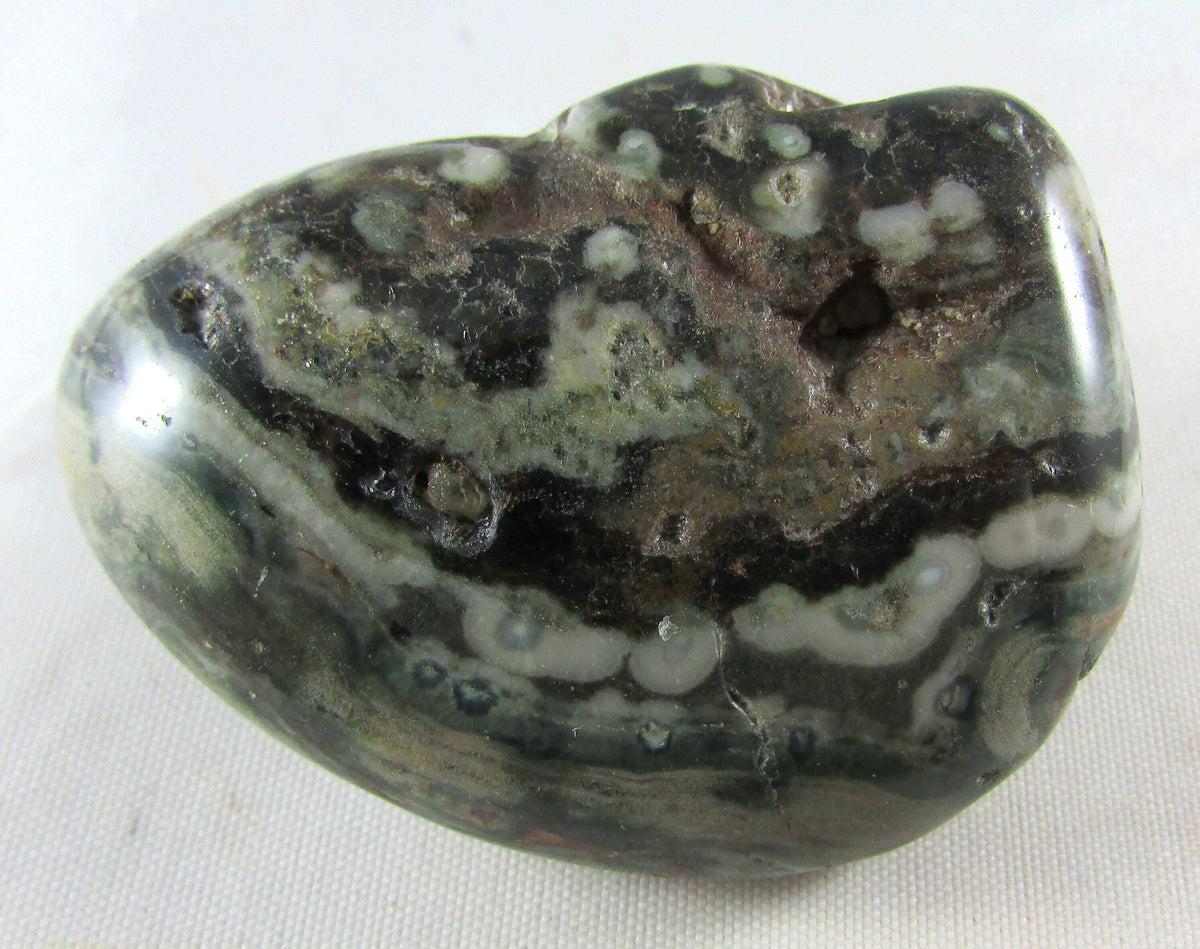 Ocean Jasper Palmstone – Joy, Emotional Healing & Atlantean Wisdom