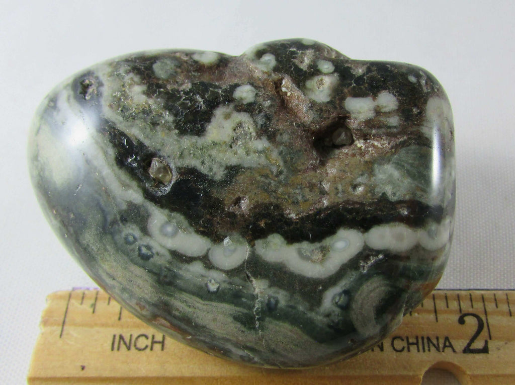 Ocean Jasper Palmstone – Joy, Emotional Healing & Atlantean Wisdom