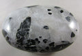Tourmalinated Quartz Palmstone - Stone of Shadow Work, Psychic Attack Protection [FTM361]