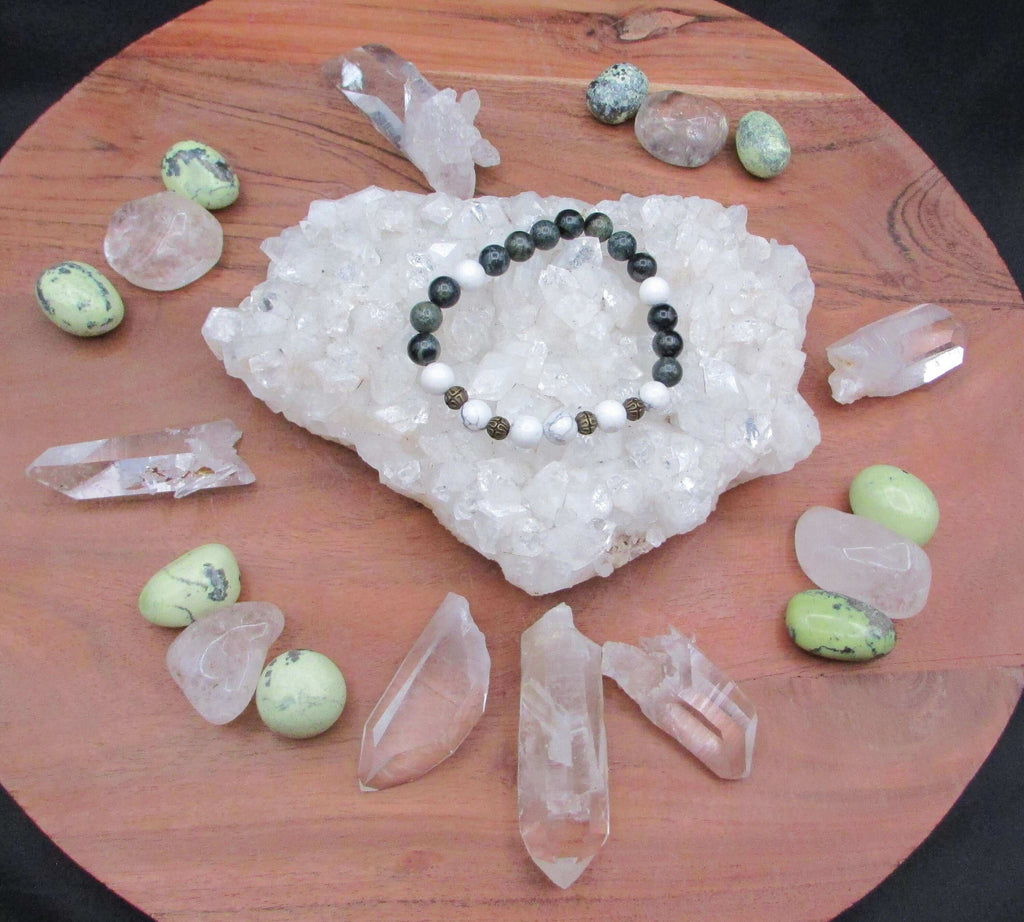 Karma Energy Healing Bracelet – Kambaba Jasper & White Howlite