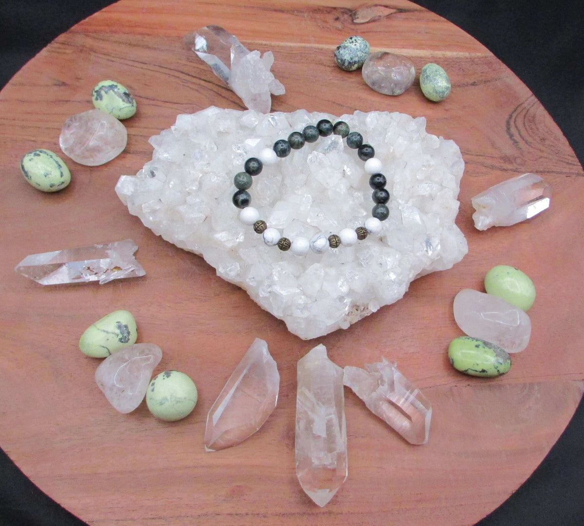 Karma Energy Healing Bracelet – Kambaba Jasper & White Howlite