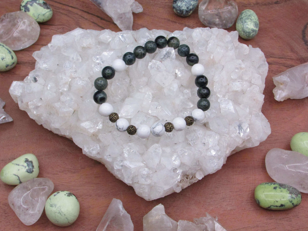 Karma Energy Healing Bracelet – Kambaba Jasper & White Howlite