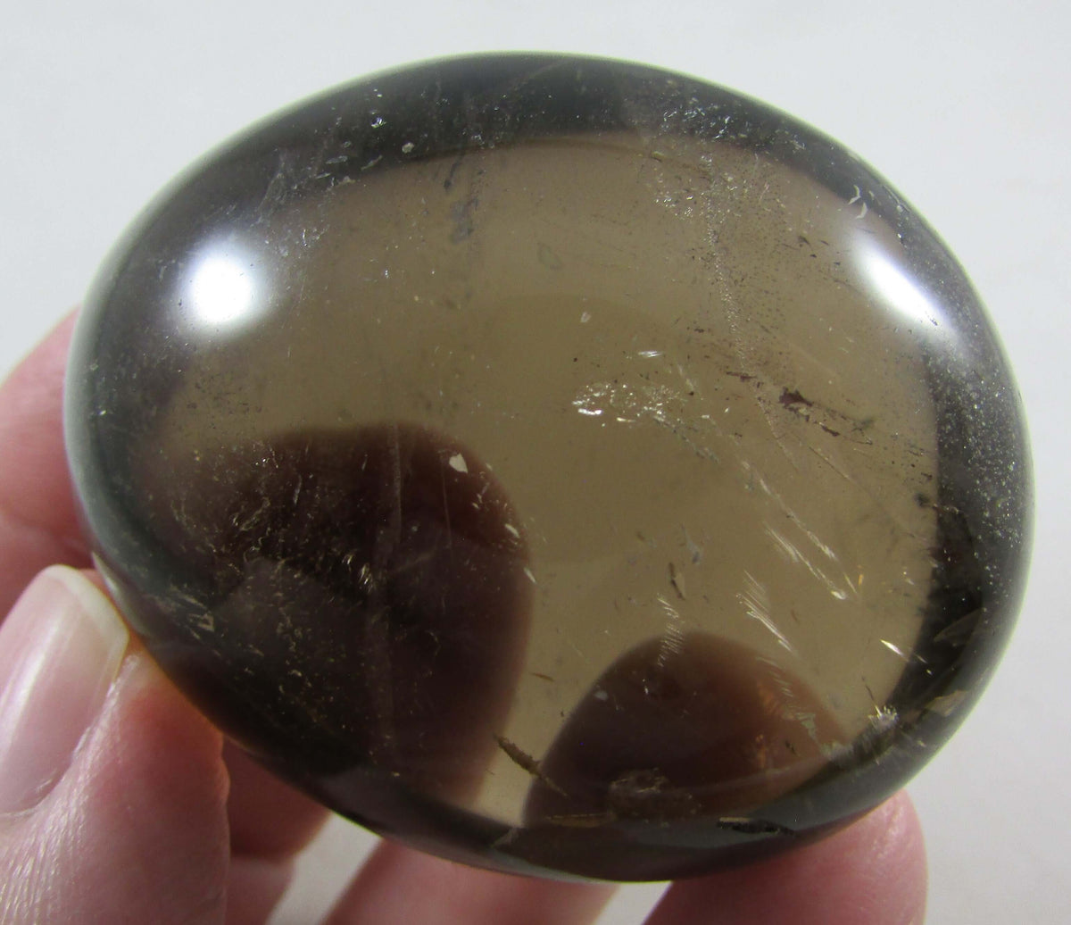Smoky Quartz Palmstone – EMF Protection, Grounding, Channeling [MM18]