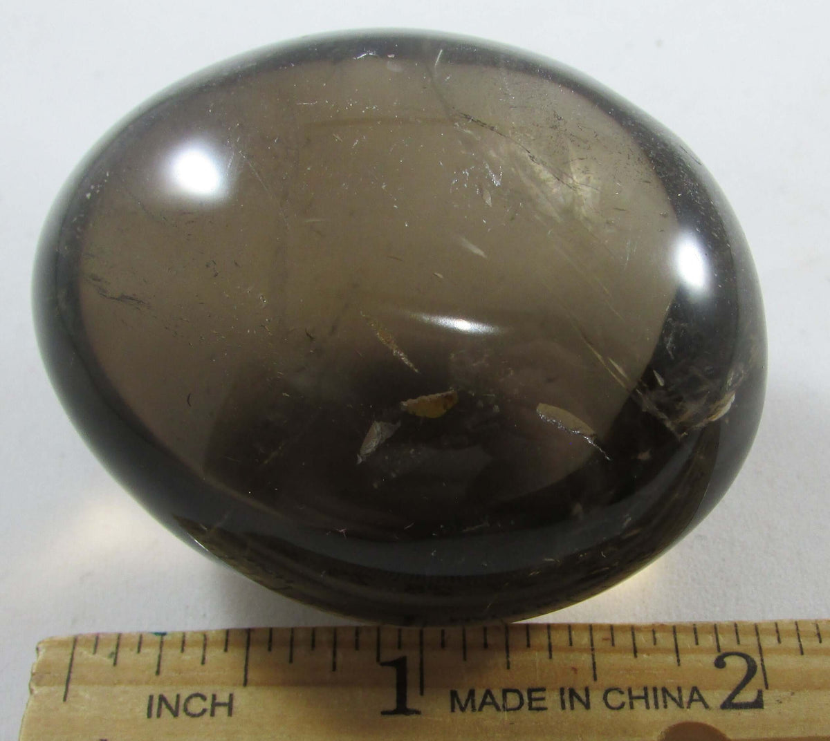 Smoky Quartz Palmstone – EMF Protection, Grounding, Channeling [MM18]
