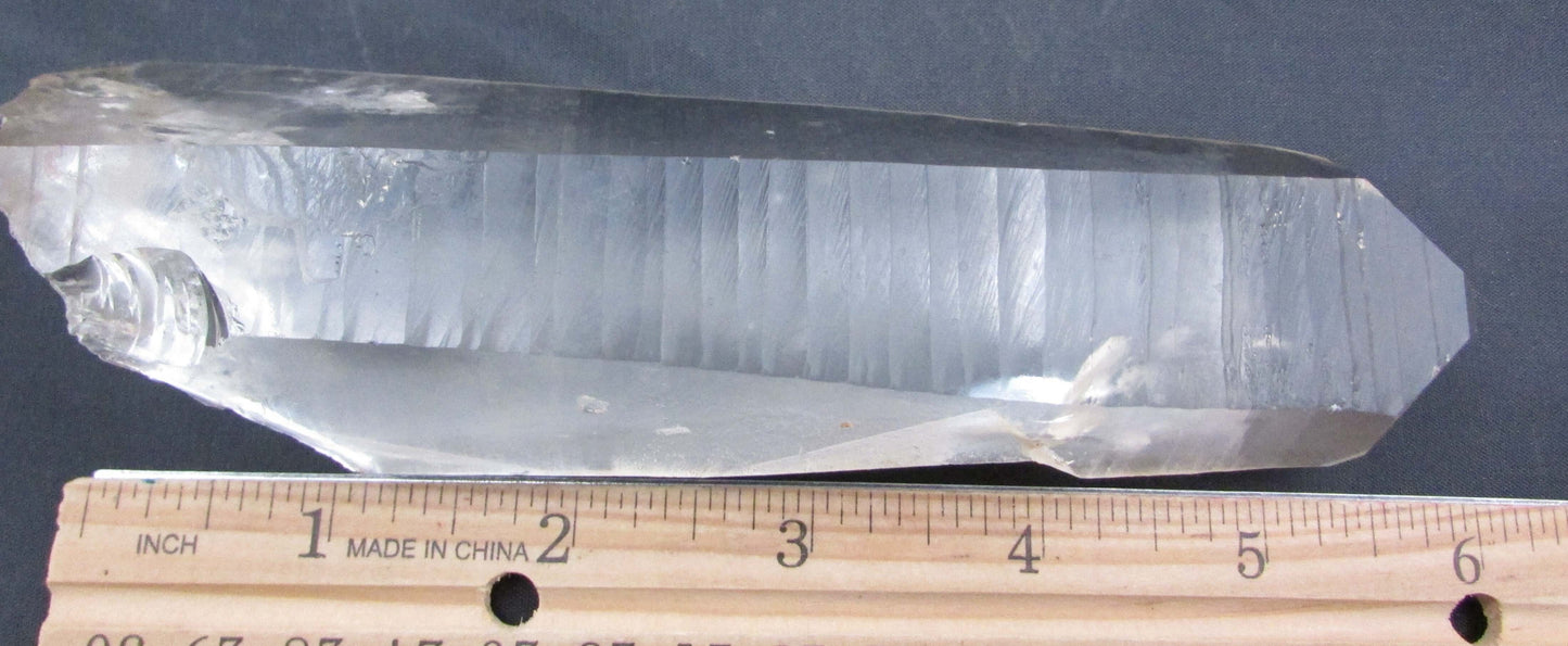 Pink “Rainbow” Generator Lemurian Quartz Crystal