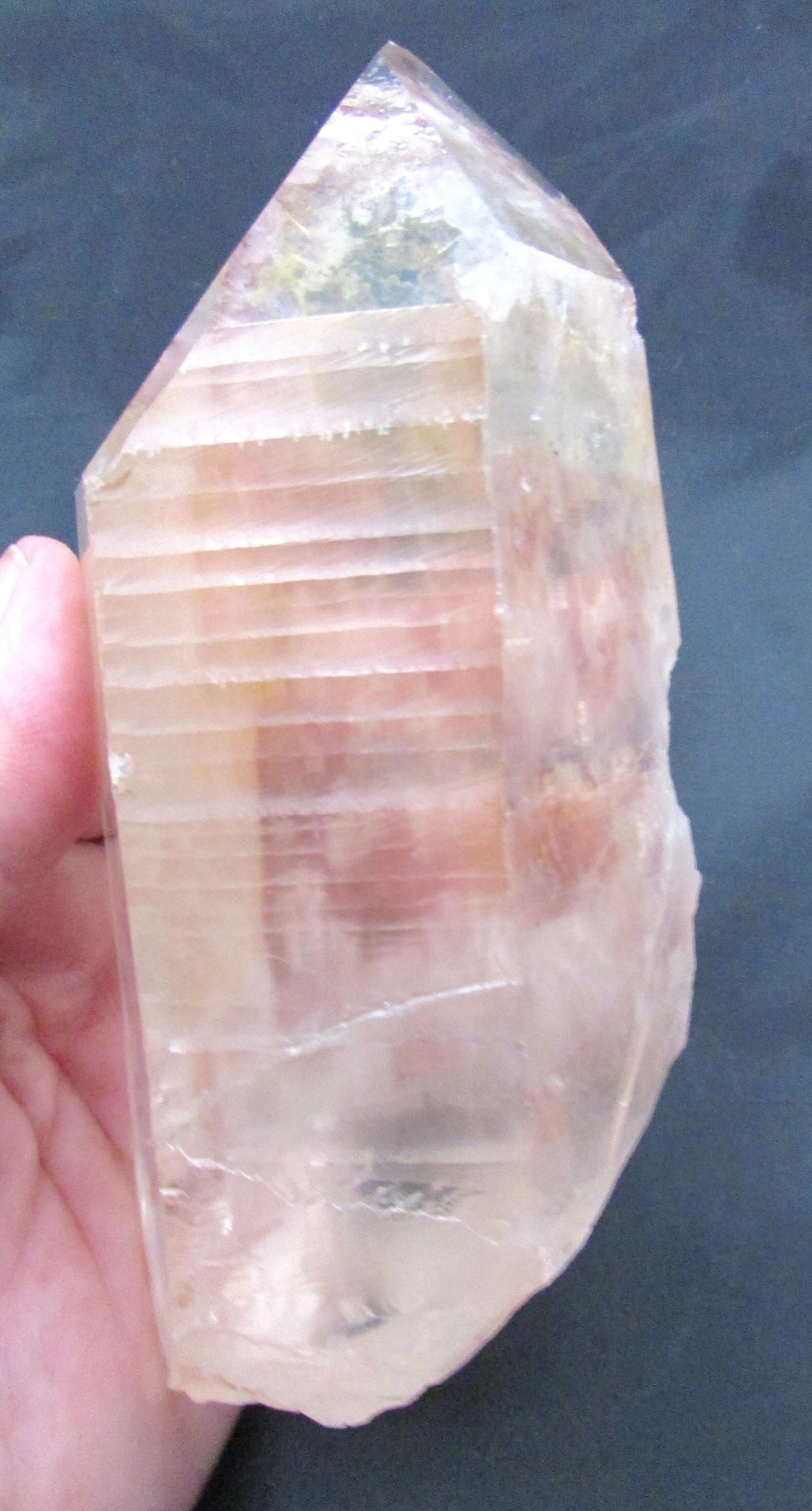 Pink Isis Phantom Channeler Starbrary Lemurian Quartz Crystal