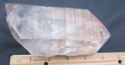 Pink Isis Phantom Channeler Starbrary Lemurian Quartz Crystal