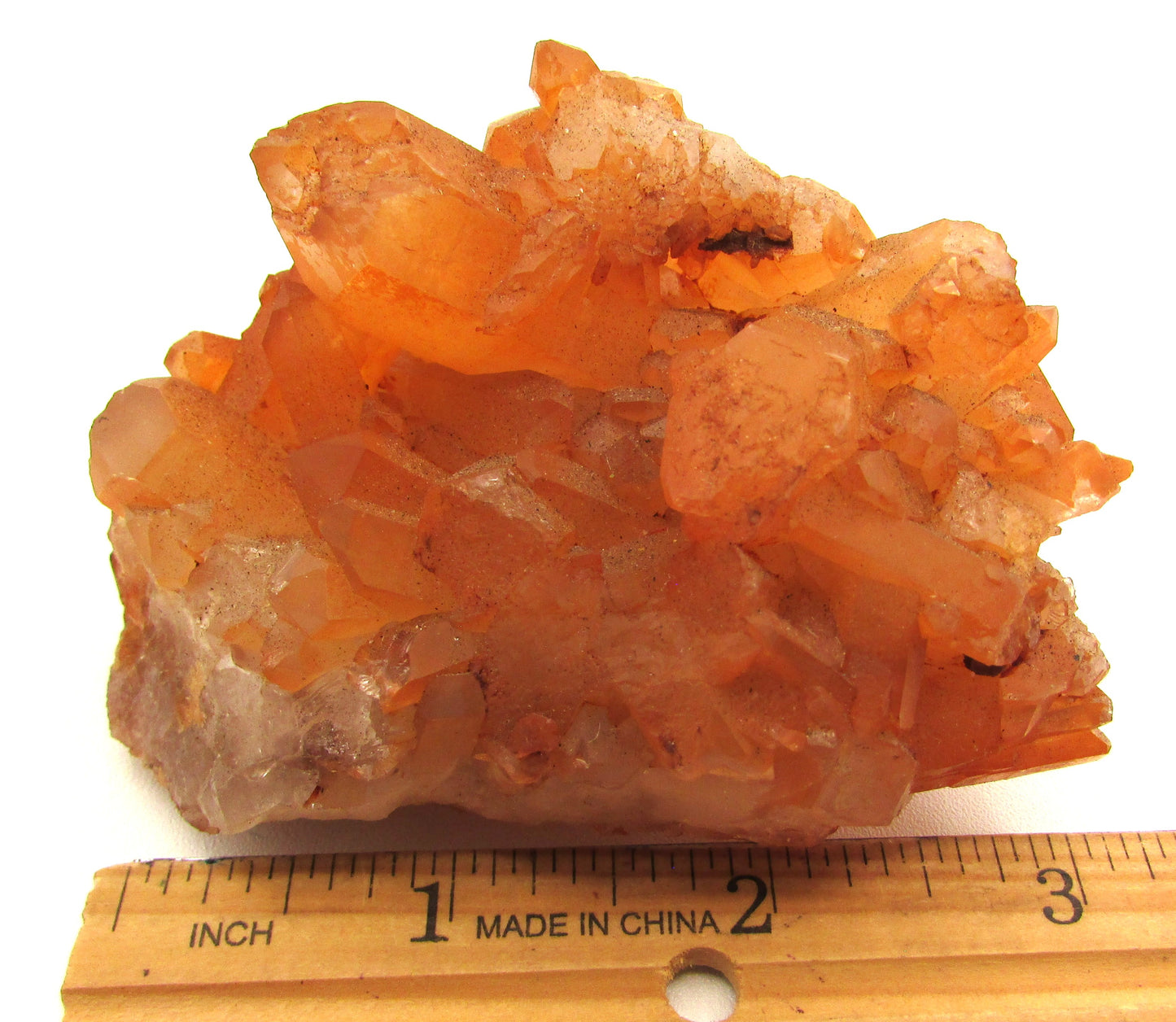 Tangerine Quartz (Brazil) – Creativity, Passion & Emotional Healing