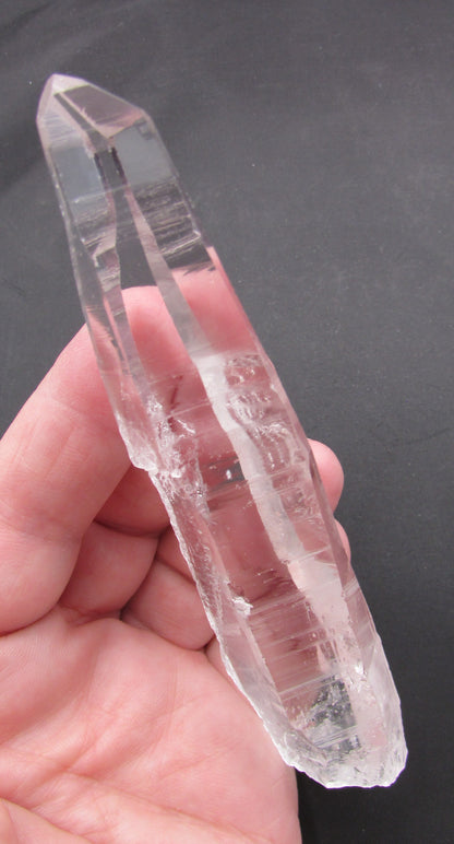 Rare Silver Flash Dolphin Generator Lemurian Quartz Crystal – Psychic Shield & Lunar Light