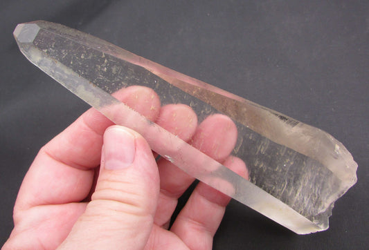 Starbrary Cloud Window Generator Lemurian Quartz with Crater Glyphs - Star Wisdom & Visioning