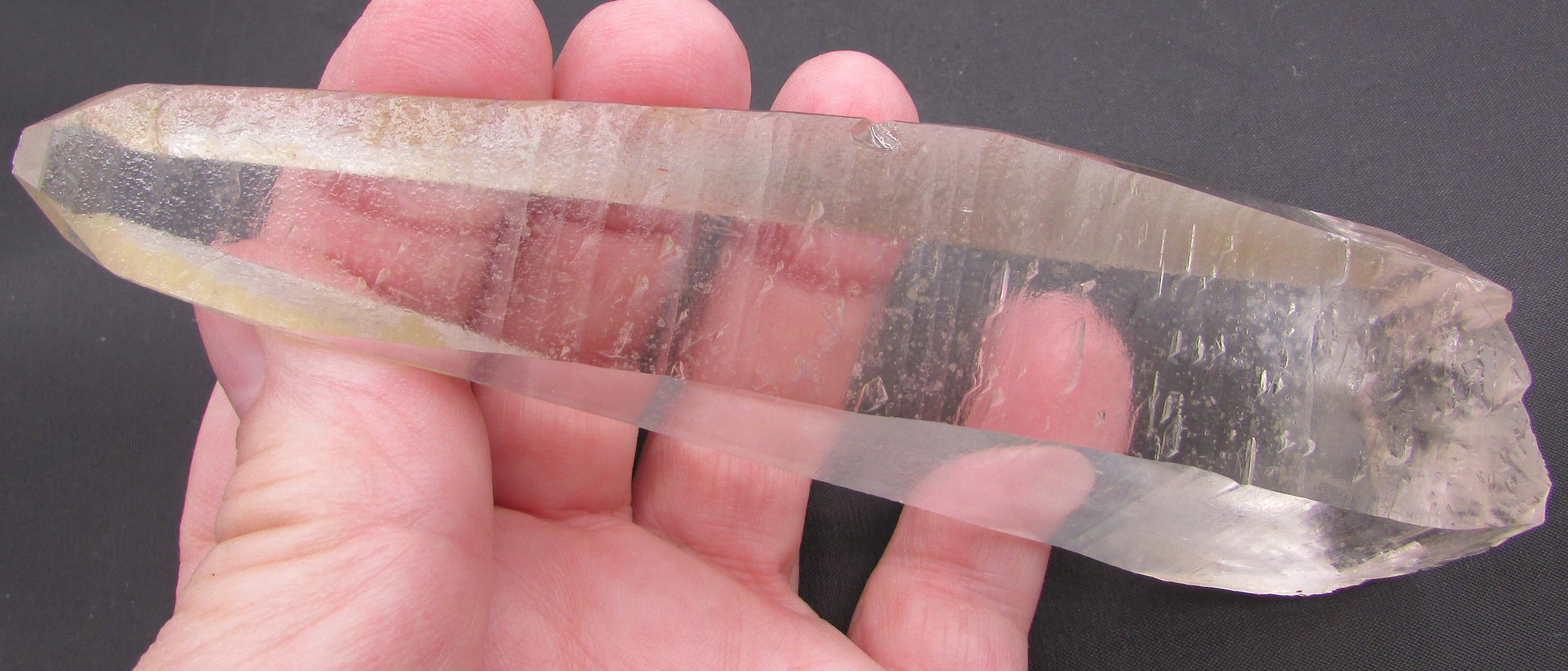 Starbrary Cloud Window Generator Lemurian Quartz with Crater Glyphs - Star Wisdom & Visioning