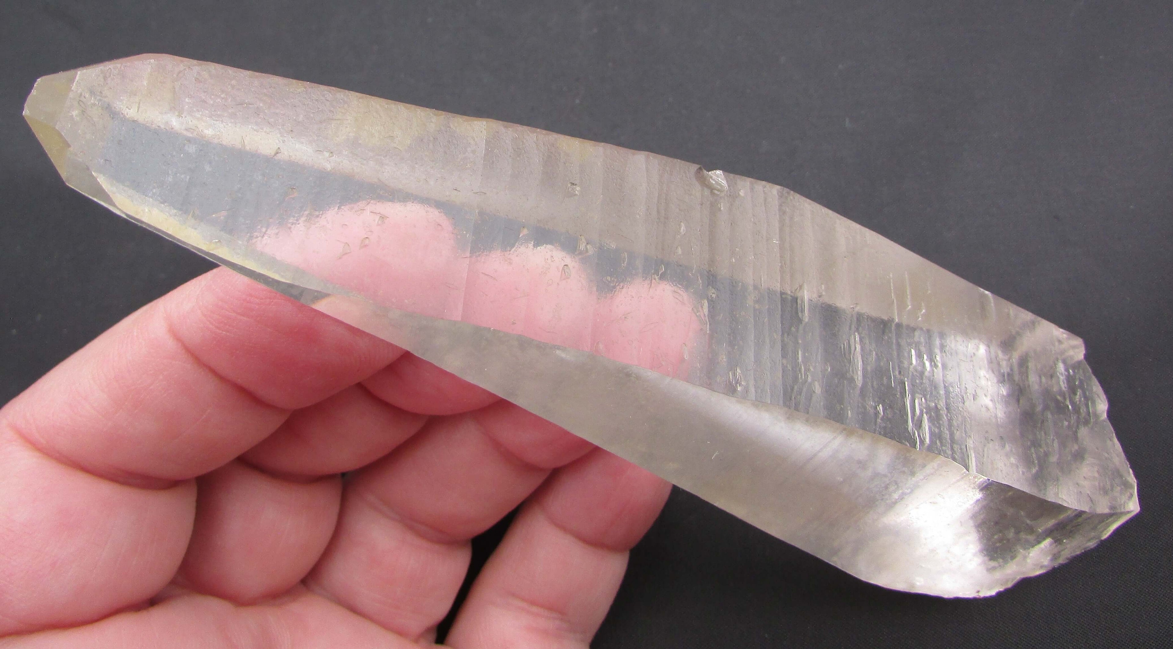 Starbrary Cloud Window Generator Lemurian Quartz with Crater Glyphs - Star Wisdom & Visioning