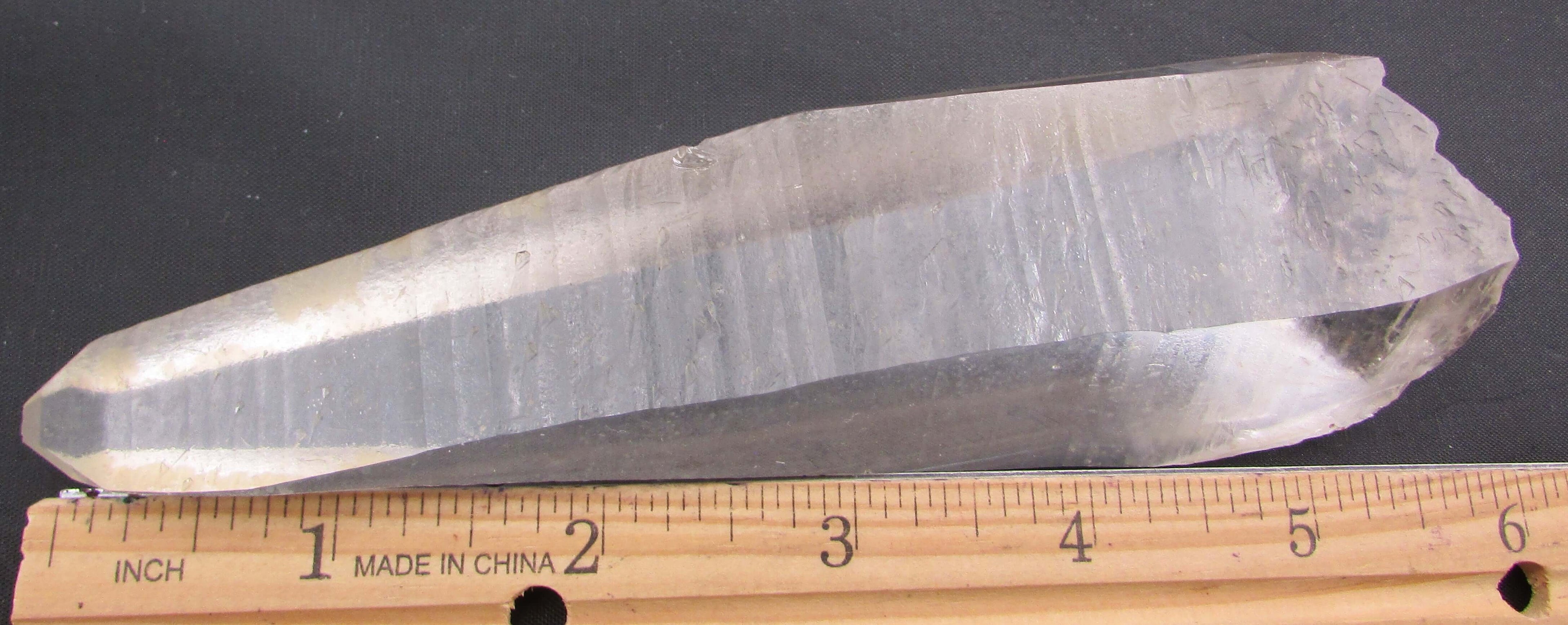 Starbrary Cloud Window Generator Lemurian Quartz with Crater Glyphs - Star Wisdom & Visioning