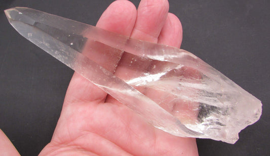 Dolphin Rainbow Window Lemurian Quartz Crystal for Empaths - Trust & Gentle Transformation